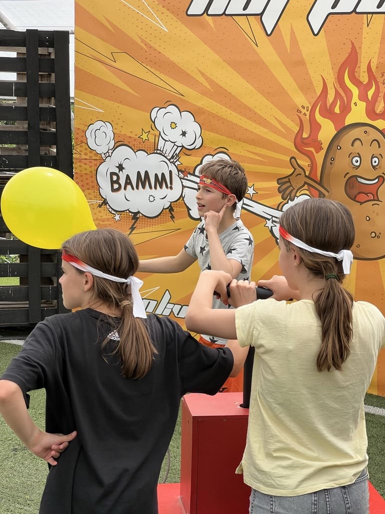 Patata caliente niños