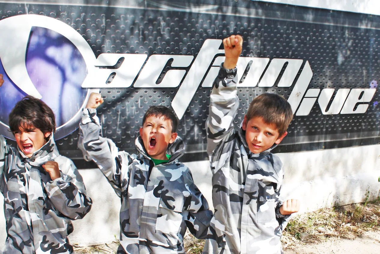 Paintball infantil en Action Live Madrid